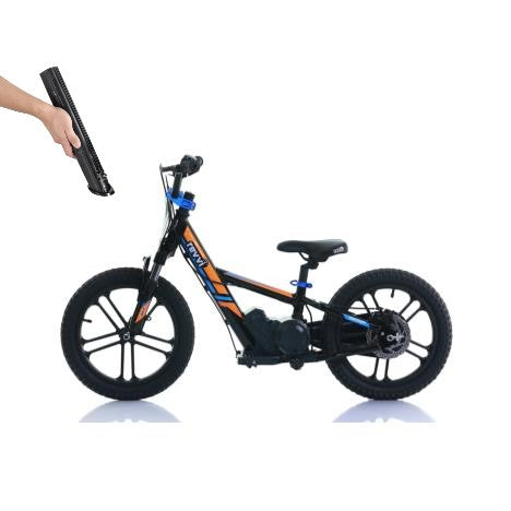 Revvi 16" Plus Electric Bike & Spare Upgraded Battery Bundle - Orange
