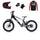 Revvi 20 Electric Bike + Riding Gear Bundle - Black