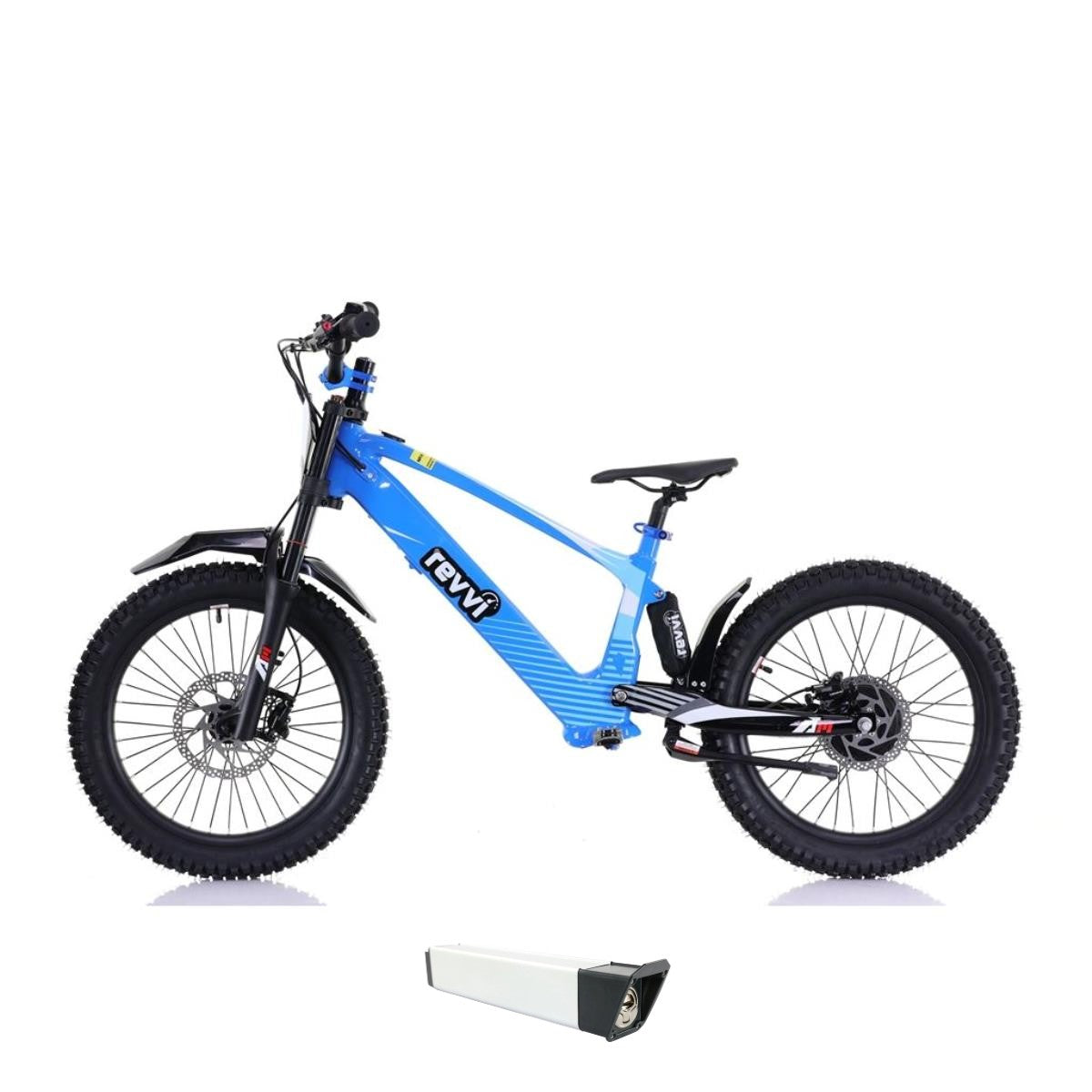 Revvi 20 Electric Bike + Spare Battery Bundle – Blue