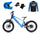 Revvi 20 Electric Bike + Riding Gear Bundle - Blue