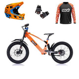 Revvi 20 Electric Bike + Riding Gear Bundle - Orange
