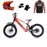 Revvi 20 Electric Bike + Riding Gear Bundle - Red