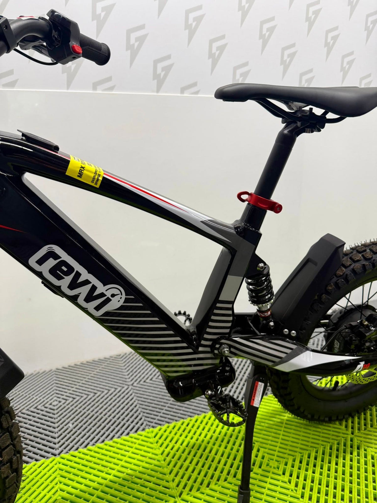 Revvi 16 XL Electric Bike + Riding Gear Bundle - Black