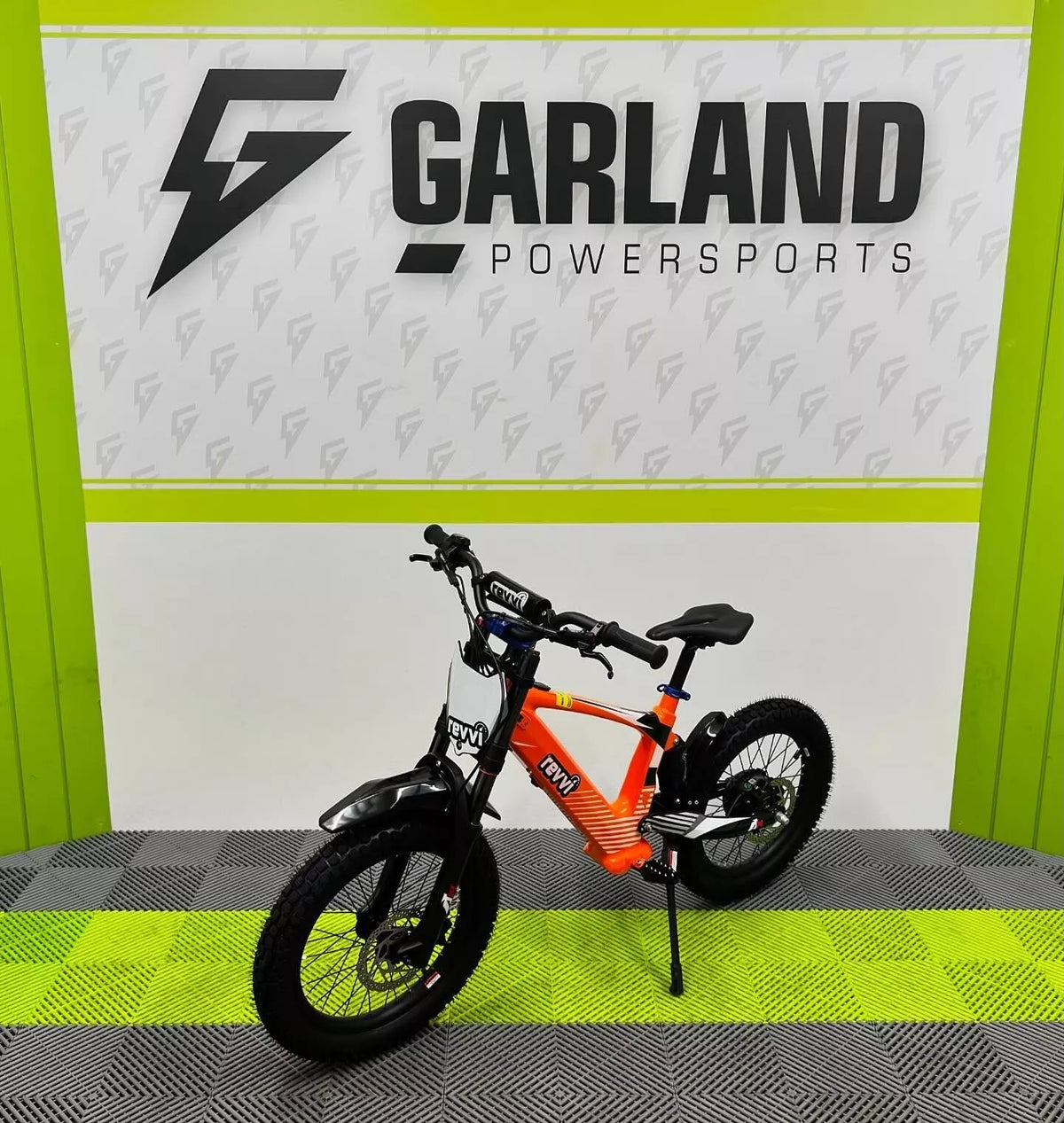 Revvi 18" Electric Bike - Orange