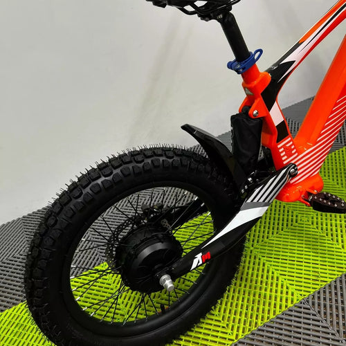 Revvi 18 Electric Bike + Riding Gear Bundle - Orange