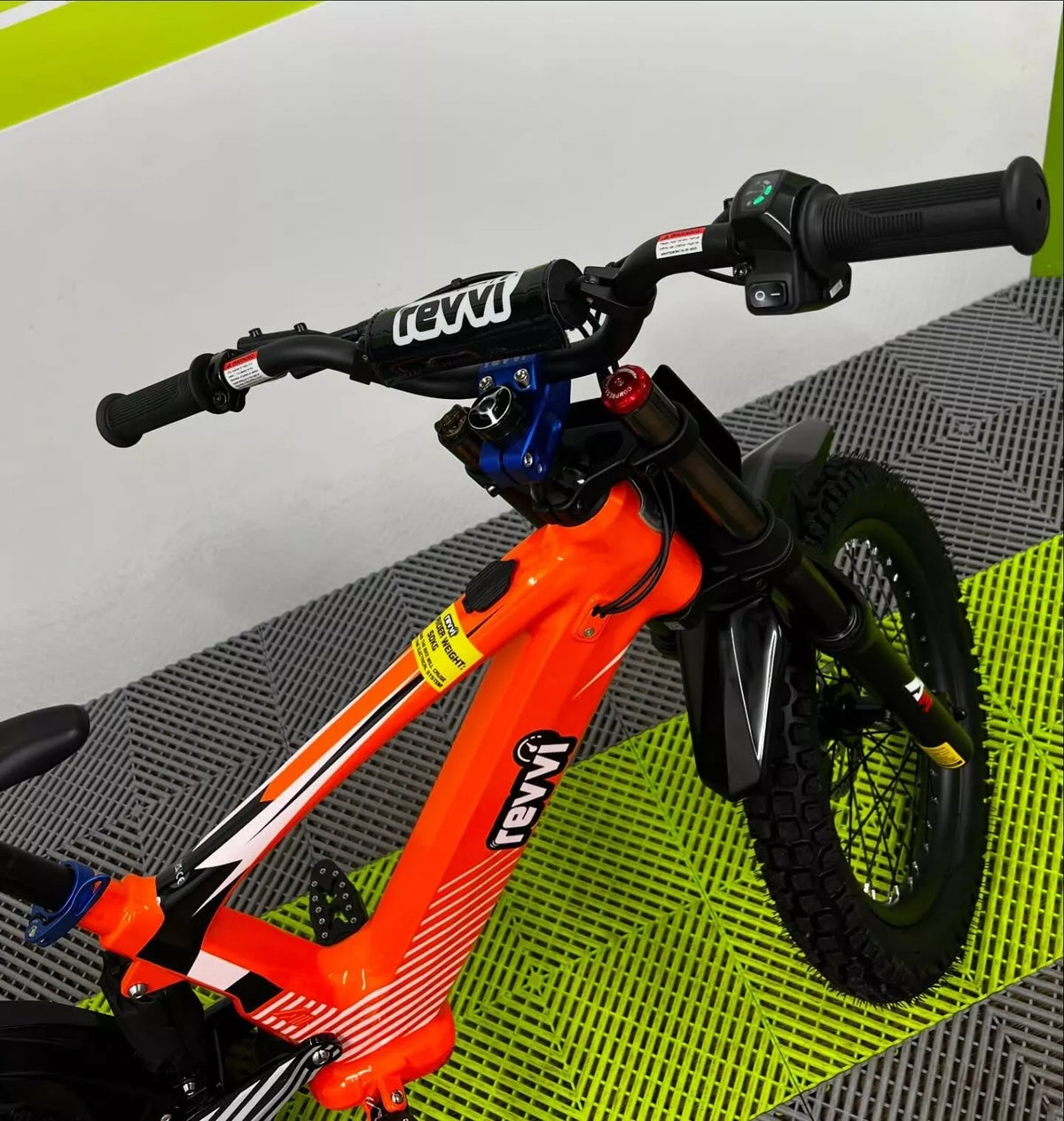 Revvi 18 Electric Bike + Riding Gear Bundle - Orange