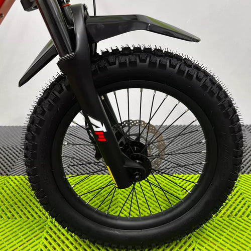 Revvi 18" Electric Bike - Orange