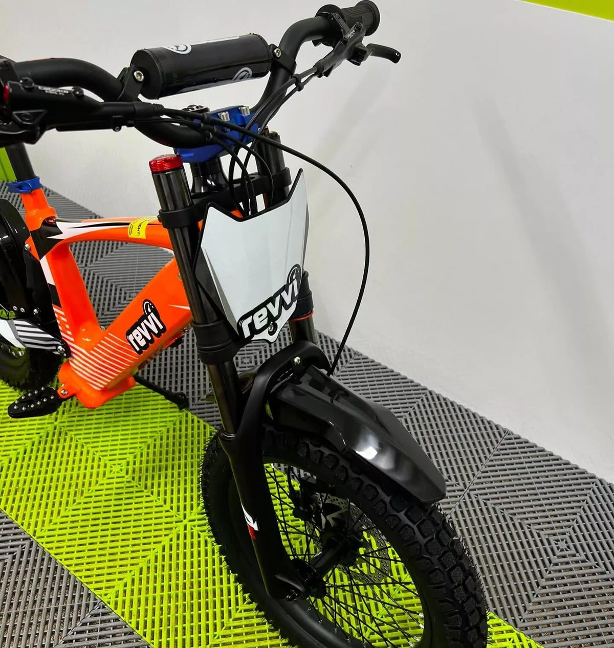 Revvi 18 Electric Bike + Riding Gear Bundle - Orange