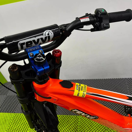 Revvi 18 Electric Bike + Riding Gear Bundle - Orange