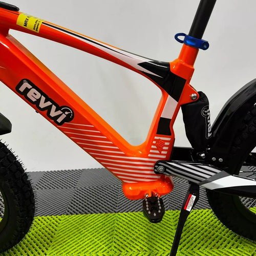 Revvi 18 Electric Bike + Riding Gear Bundle - Orange