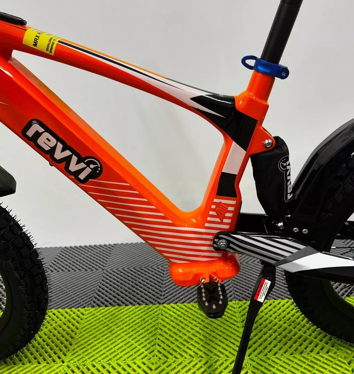 Revvi 18 Electric Bike + Riding Gear Bundle - Orange