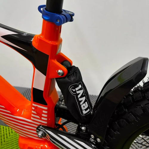Revvi 18 Electric Bike + Riding Gear Bundle - Orange