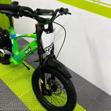 Revvi 18 Electric Bike + Riding Gear Bundle - Green