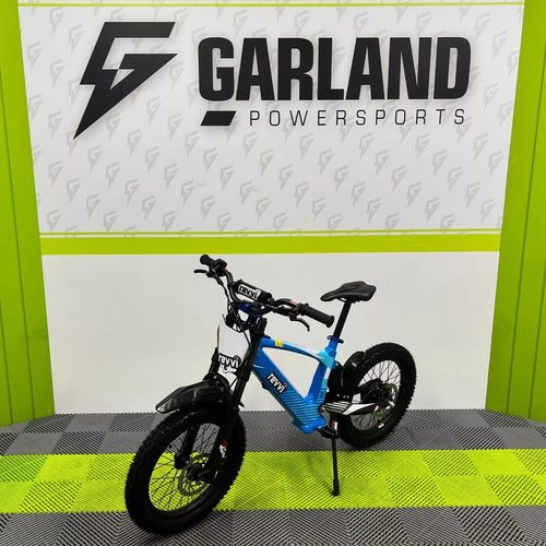 Revvi 18" 500W Electric Bike - Blue
