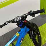 Revvi 18 Electric Bike + Riding Gear Bundle - Blue