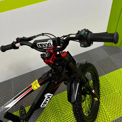 Revvi 18 Electric Bike + Riding Gear Bundle - Black