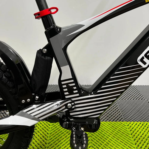 Revvi 18 Electric Bike + Riding Gear Bundle - Black