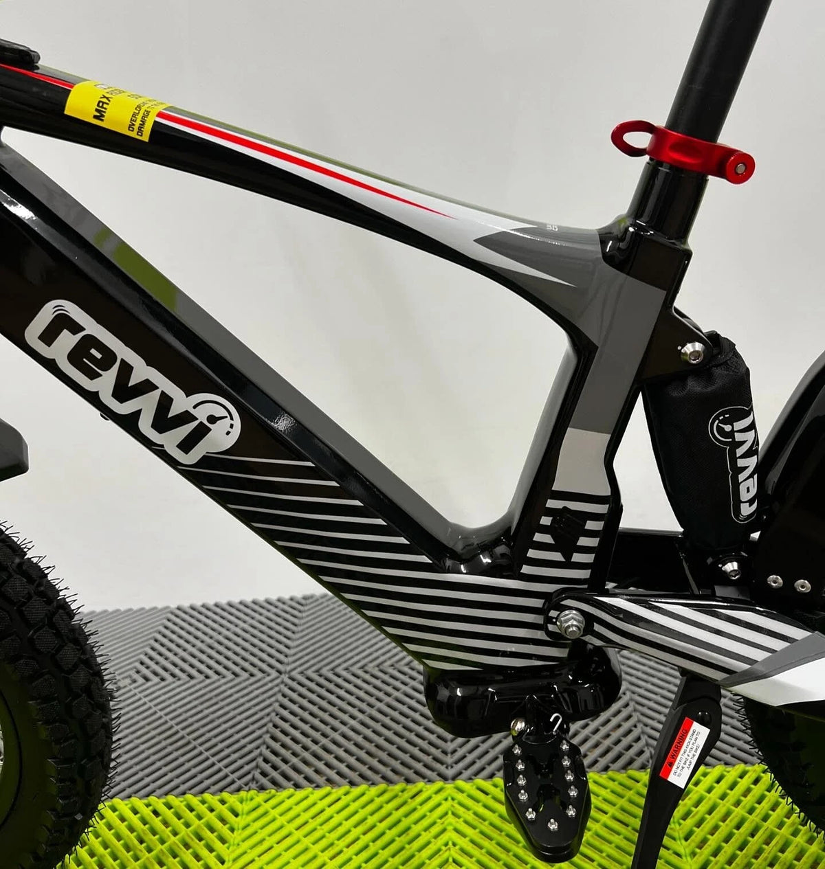 Revvi 18 Electric Bike + Riding Gear Bundle - Black