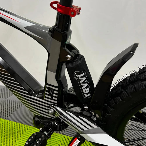 Revvi 18 Electric Bike + Riding Gear Bundle - Black