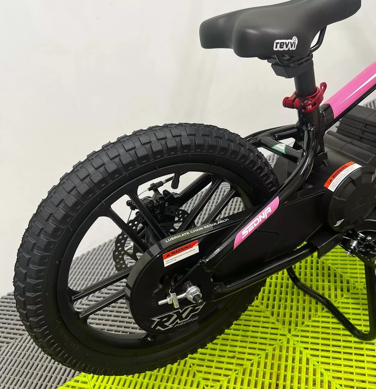 Revvi 16" Plus Electric Bike & Spare Upgraded Battery Bundle - Pink
