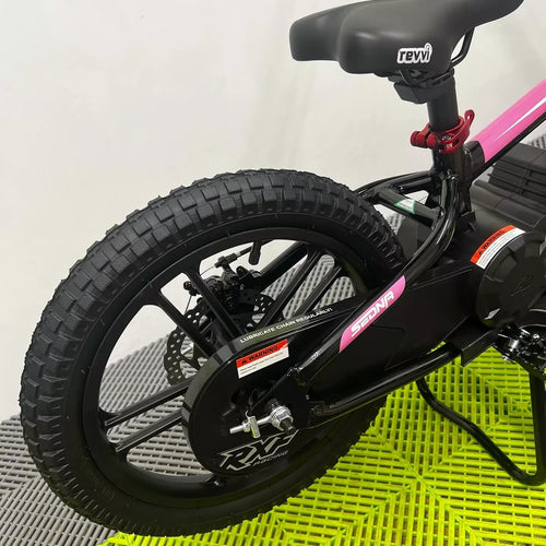 Revvi 16" Plus 250W Electric Balance Bike - Pink