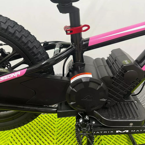Revvi 16" Plus Electric Bike & Spare Upgraded Battery Bundle - Pink