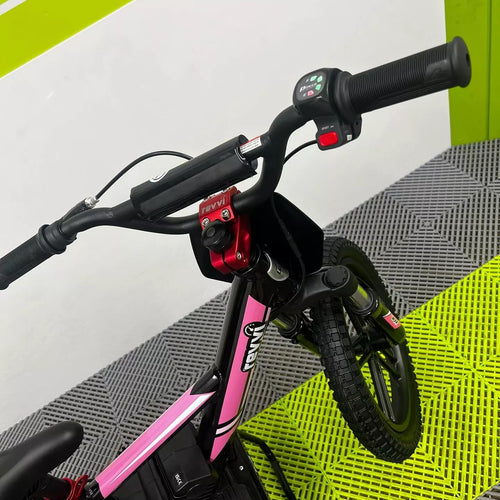 Revvi 16" Plus 250W Electric Balance Bike - Pink