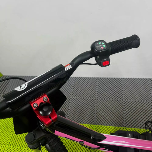 Revvi 16" Plus 250W Electric Balance Bike - Pink