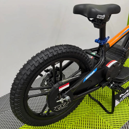 Revvi 16" Plus 250W Electric Balance Bike - Orange