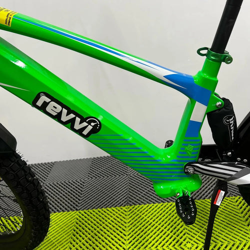 Revvi 20 Electric Bike + Riding Gear Bundle - Green