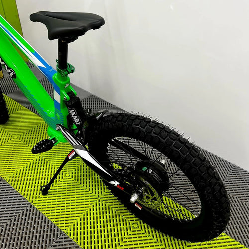 Revvi 20 Electric Bike + Riding Gear Bundle - Green