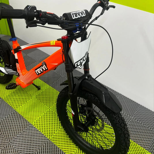 Revvi 20 Electric Bike + Riding Gear Bundle - Orange