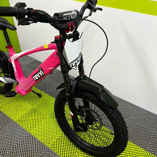 Revvi 20 Electric Bike + Riding Gear Bundle - Pink