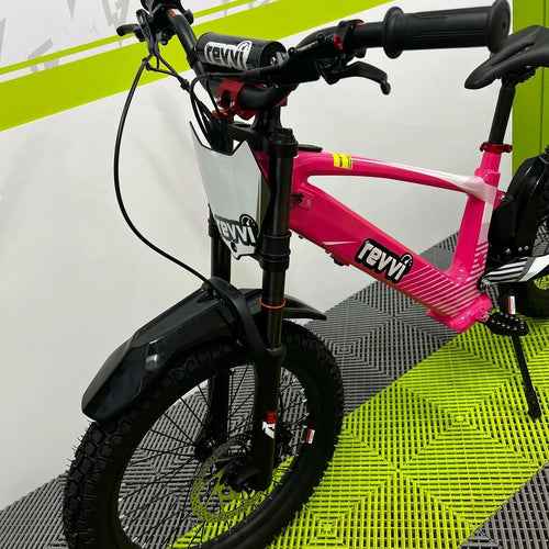 Revvi 20 Electric Bike + Riding Gear Bundle - Pink