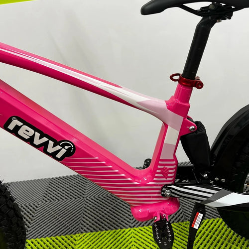 Revvi 20 Electric Bike + Riding Gear Bundle - Pink