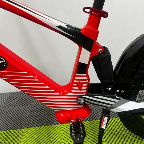 Revvi 20 Electric Bike + Riding Gear Bundle - Red