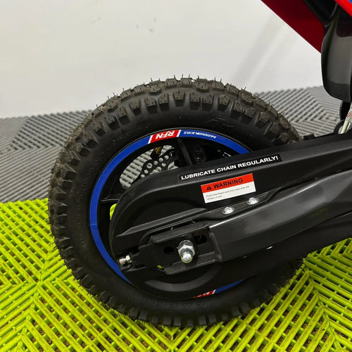 RFN Warrior SX-E400 Electric Bike - Blue Red
