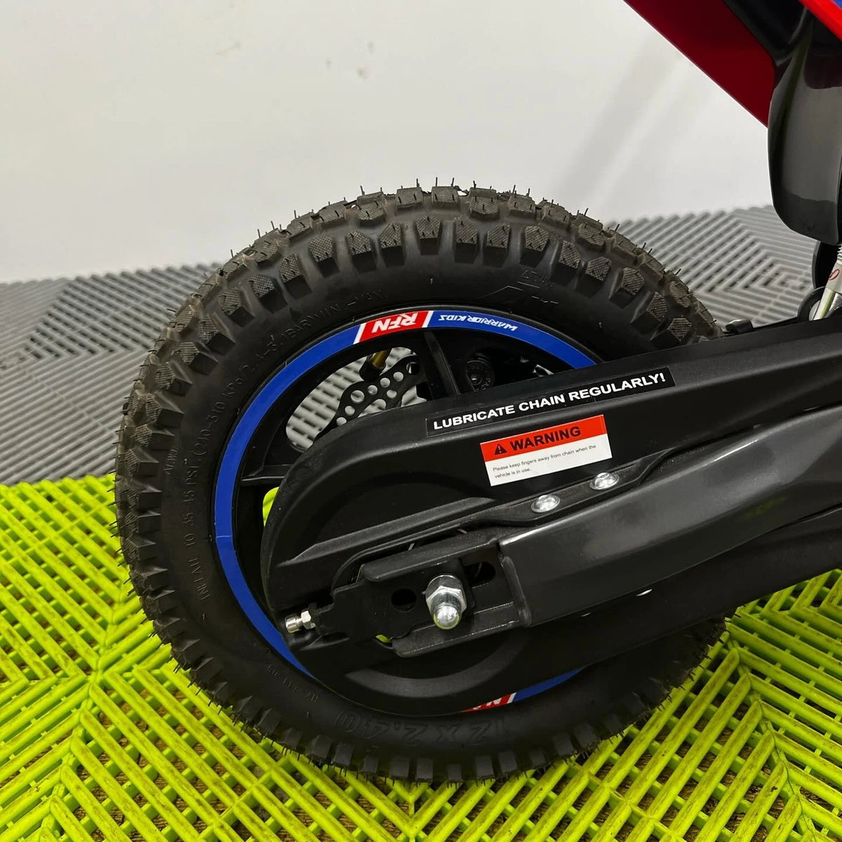 RFN Warrior SX-E400 Electric Bike - Blue Red