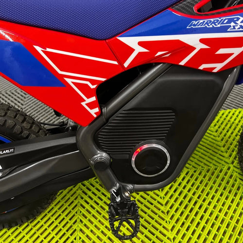 RFN Warrior SX-E400 Electric Bike - Blue Red
