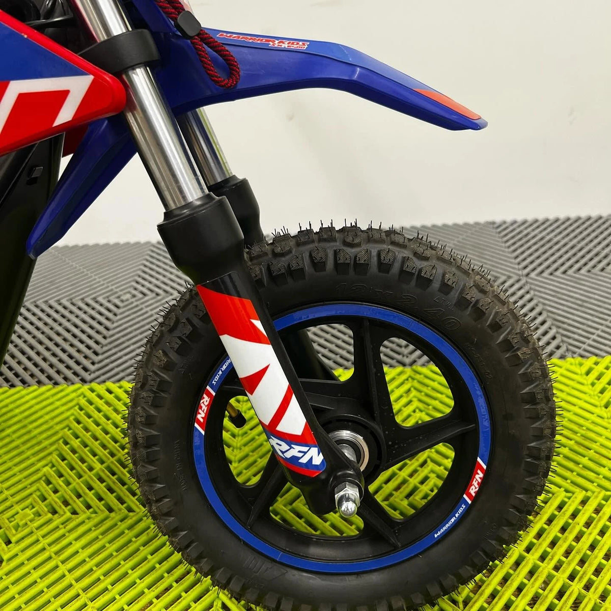 RFN Warrior SX-E400 Electric Bike - Blue Red