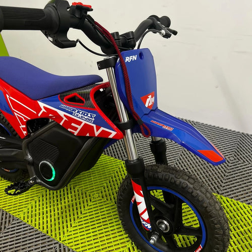 RFN Warrior SX-E400 Electric Bike - Blue Red