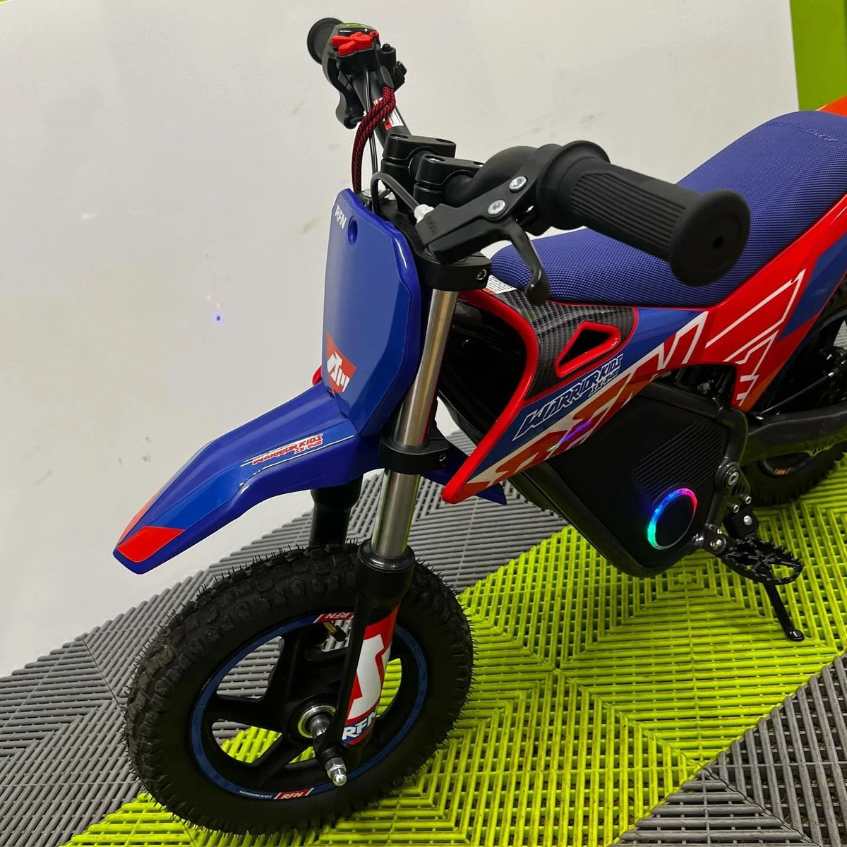 RFN Warrior SX-E400 Electric Bike - Blue Red