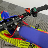 RFN Warrior SX-E400 Electric Bike - Blue Red
