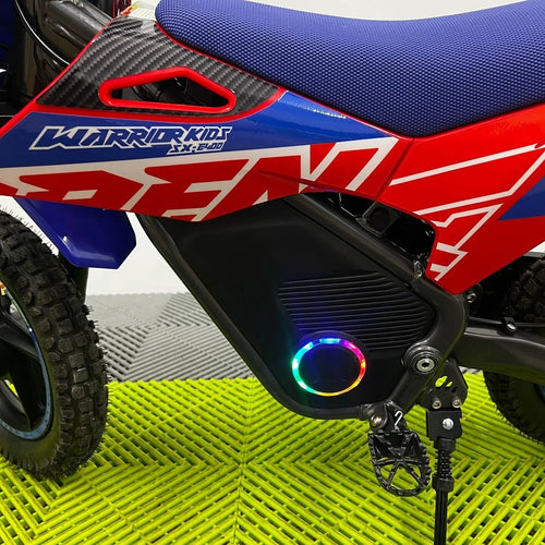 RFN Warrior SX-E400 Electric Bike - Blue Red