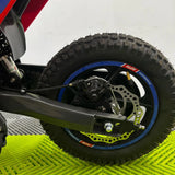 RFN Warrior SX-E400 Electric Bike - Blue Red