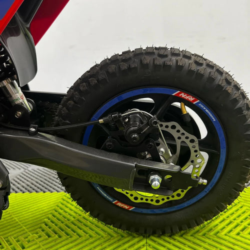 RFN Warrior SX-E400 400W Electric Bike - Blue Red