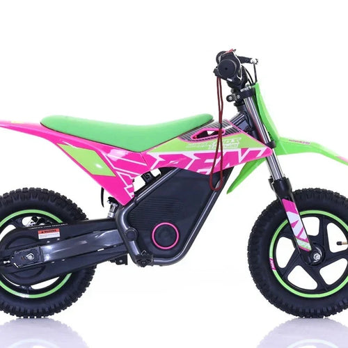 RFN Warrior SX-E400 Electric Bike - Green Pink