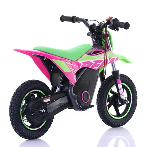 RFN Warrior SX-E400 Electric Bike - Green Pink
