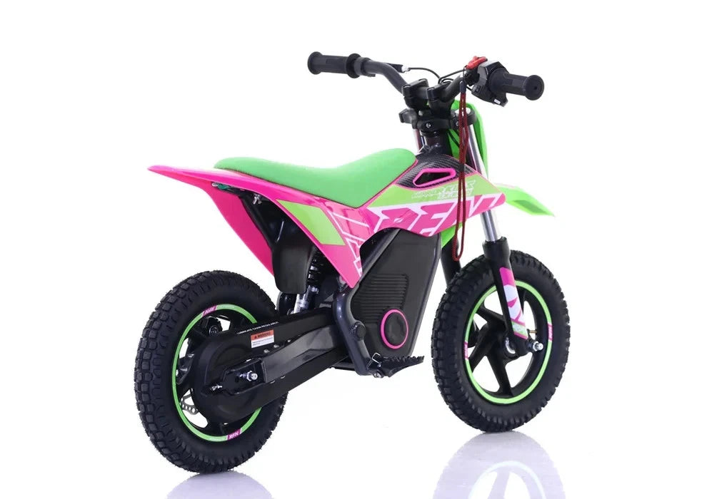 RFN Warrior SX-E400 Electric Bike - Green Pink