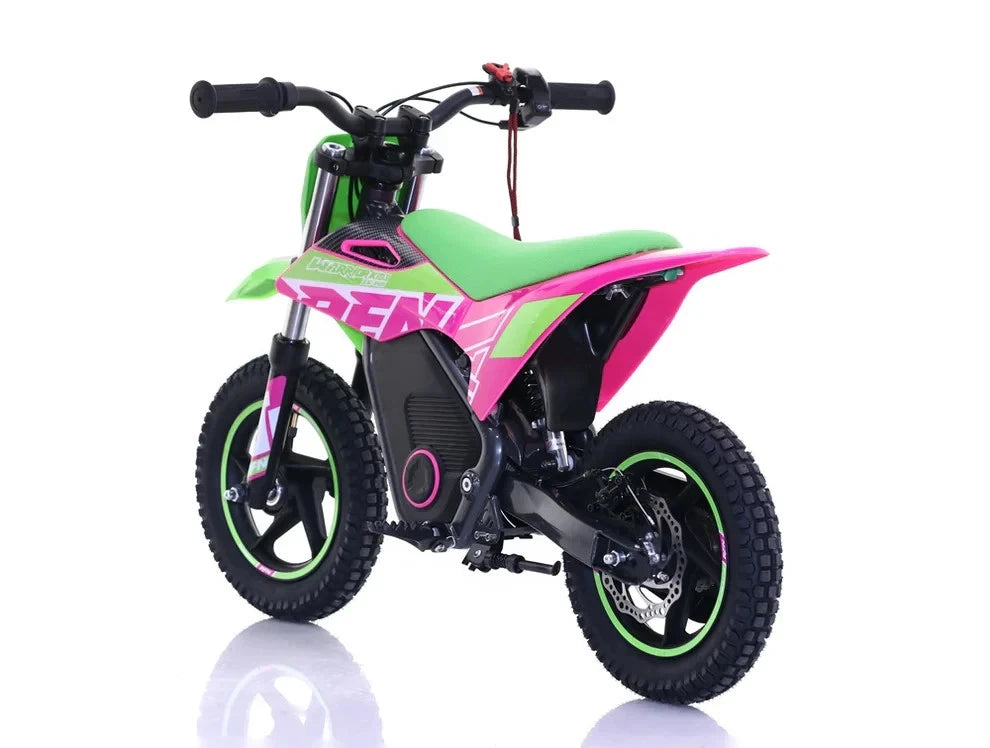 RFN Warrior SX-E400 Electric Bike - Green Pink